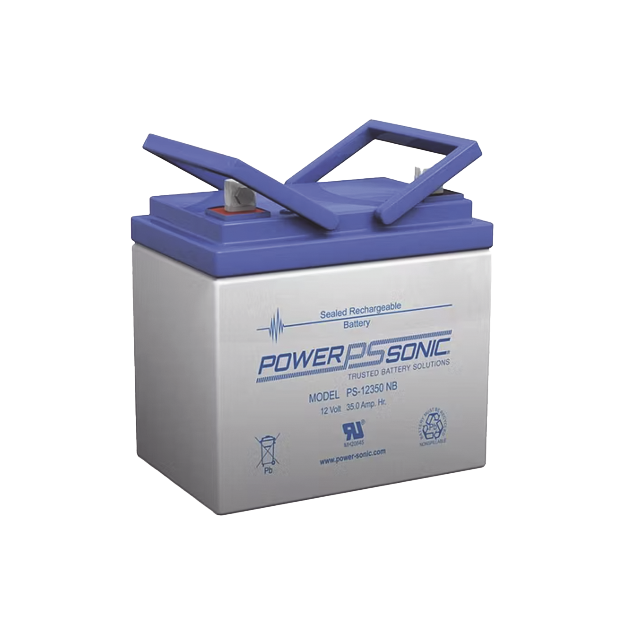 Batería 12V, 35AH, Para Respaldo, Tecnologías AGM/VRLA, 5 Años Vida Útil, Terminales NB3, Reconocida UL