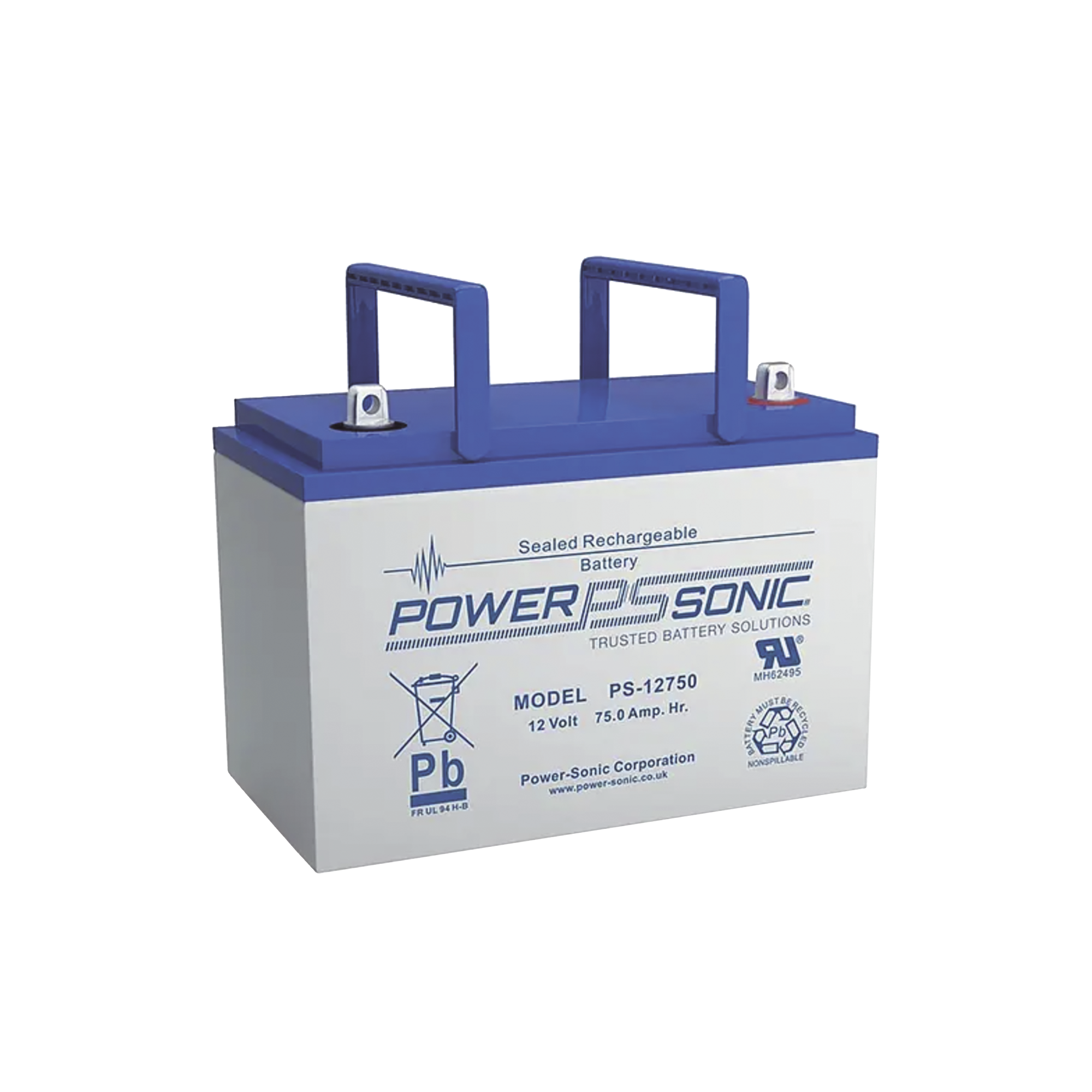 Batería 12V, 78.6AH, Para Respaldo, Tecnologías AGM/VRLA, 10-12 Años Vida Útil, Terminales U, Reconocida UL