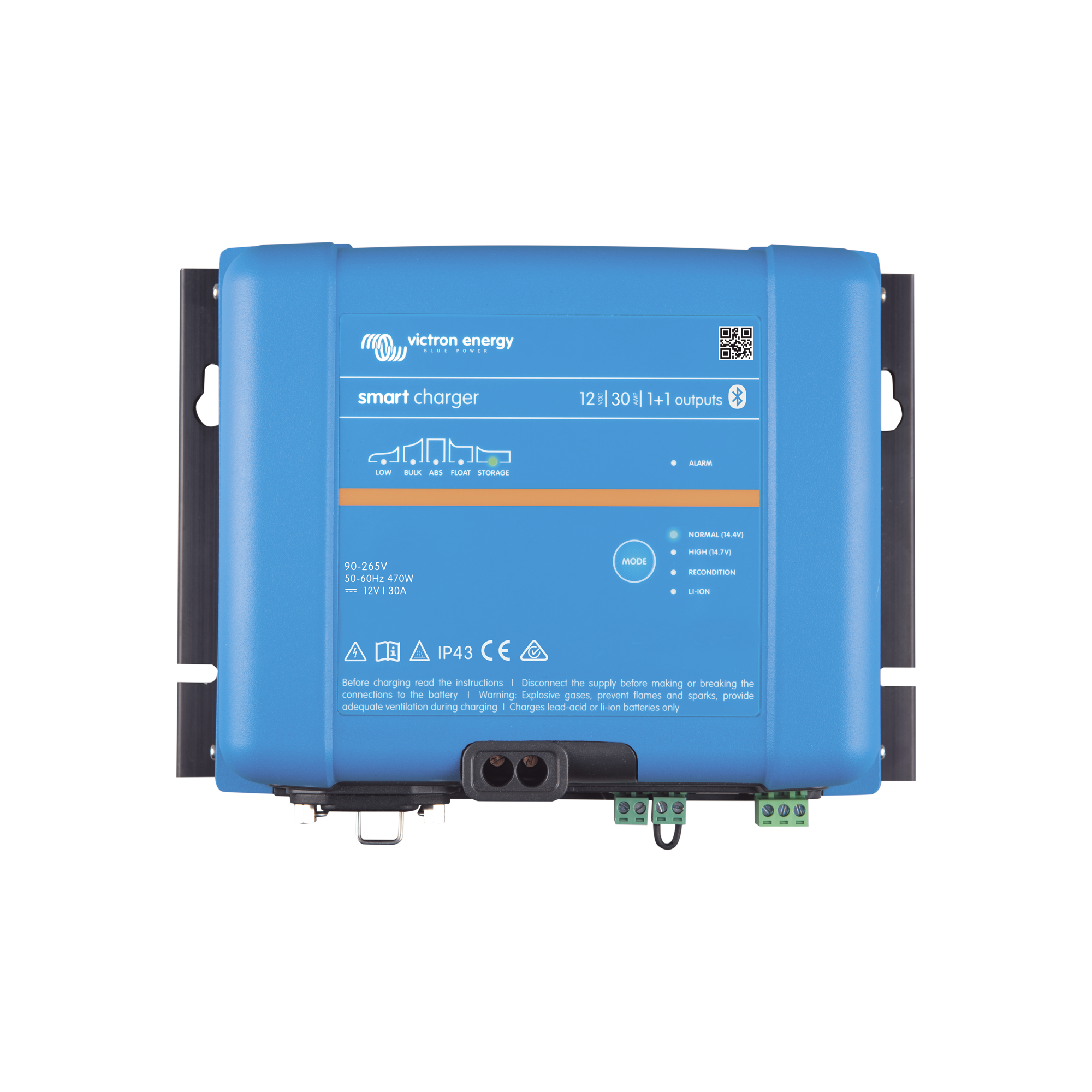 Phoenix Smart IP43 12/30 / Cargador de Baterías 12V, 30A / Para Ambientes Marinos y Terrestres. /  Para baterías de Plomo y Litio