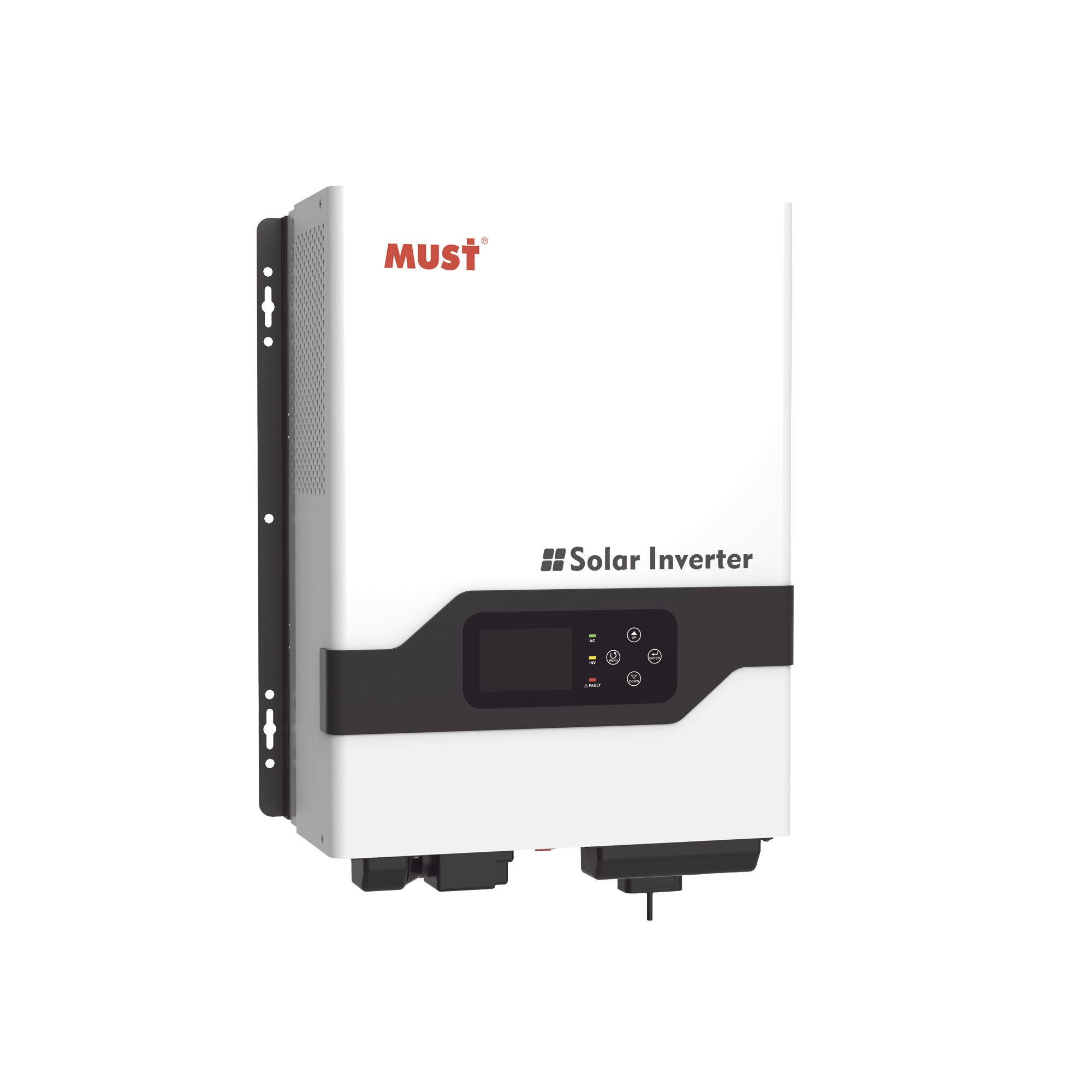 Inversor / Cargador de 3 KW para Sistemas Tipo Isla a 24/48Vcd / 120Vca, Onda Sinusoidal Pura con Controlador MPPT