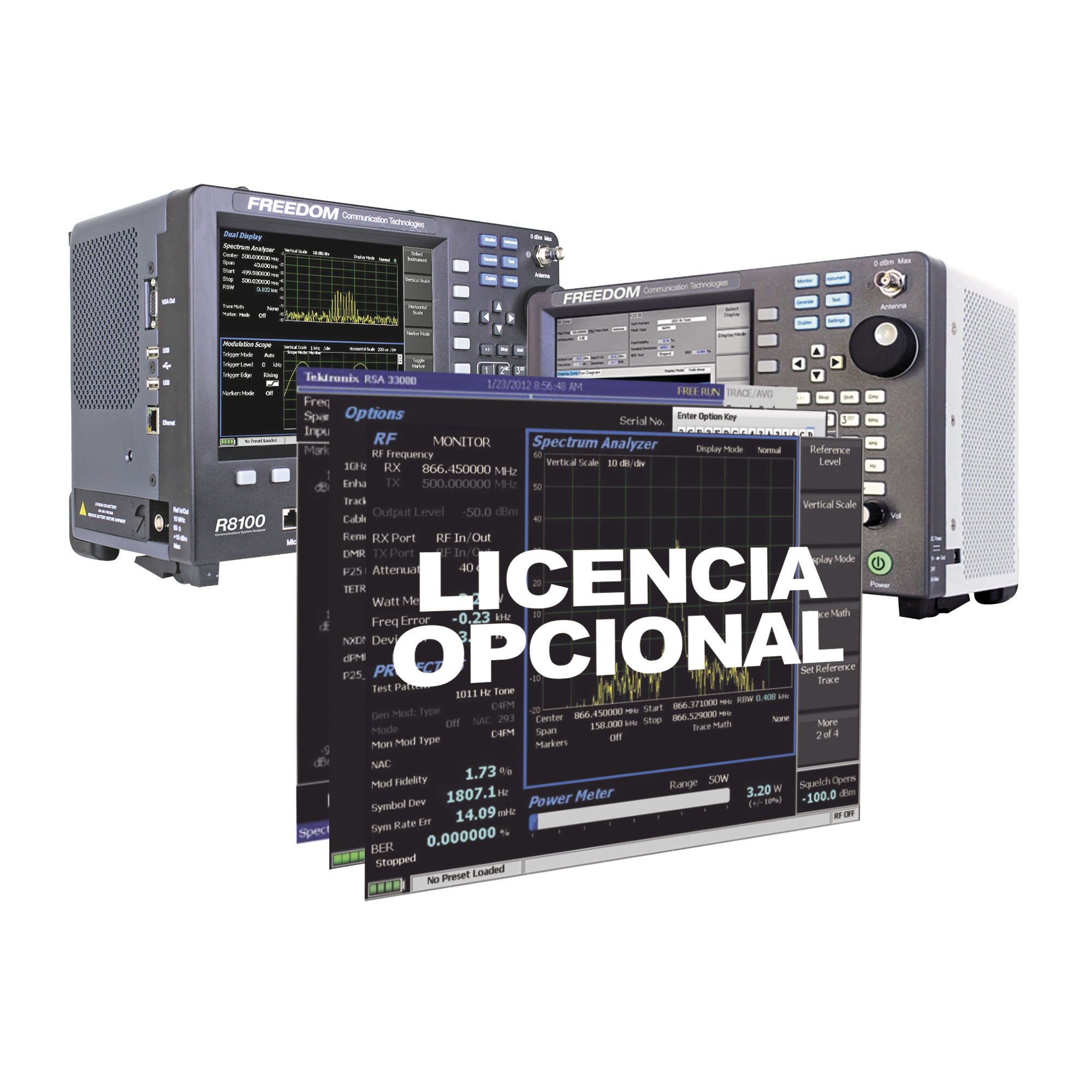 Opción de Software para prueba de repetidor DMR (Requiere R8-DMR)