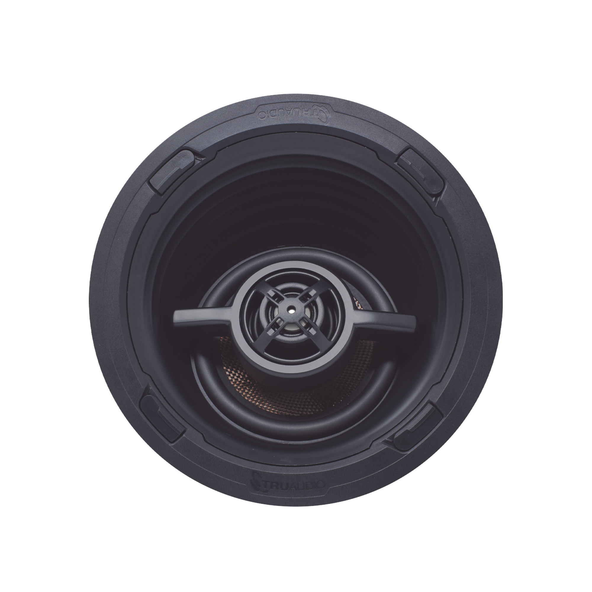 Altavoz LCR | Rango Medio Giratorio | Angulo para Techo de 3 Vias | Cine en Casa | Woofer de 7in de Fibra de Carbono | Tweeter de 1in | 175W | 8Œ©