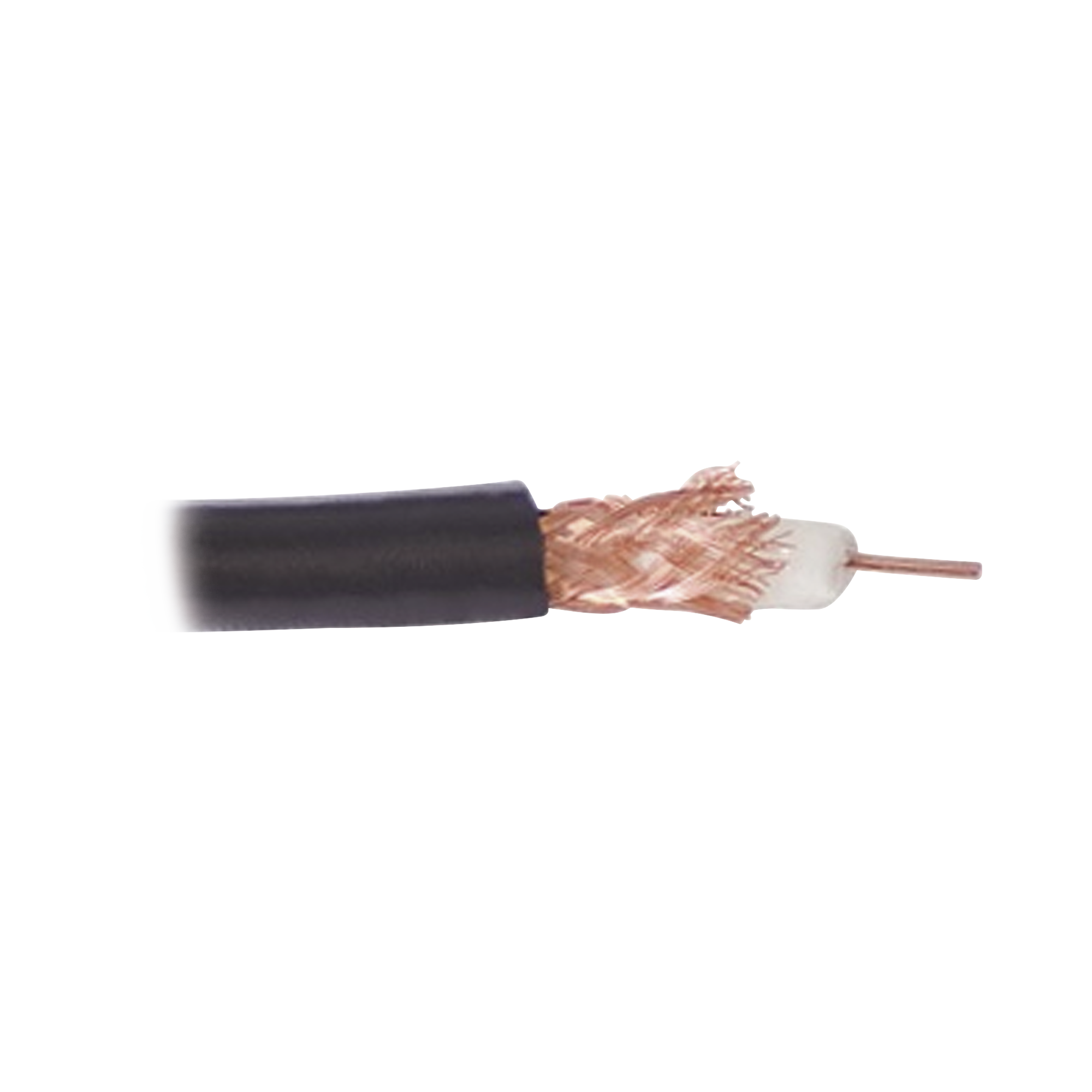 ( Precio por metro ) Cable RG59, conductor central de alambre de cobre calibre 20, blindado de malla trenzada de cobre 80%, aislante de polietileno sólido. Hasta agotar existencias
