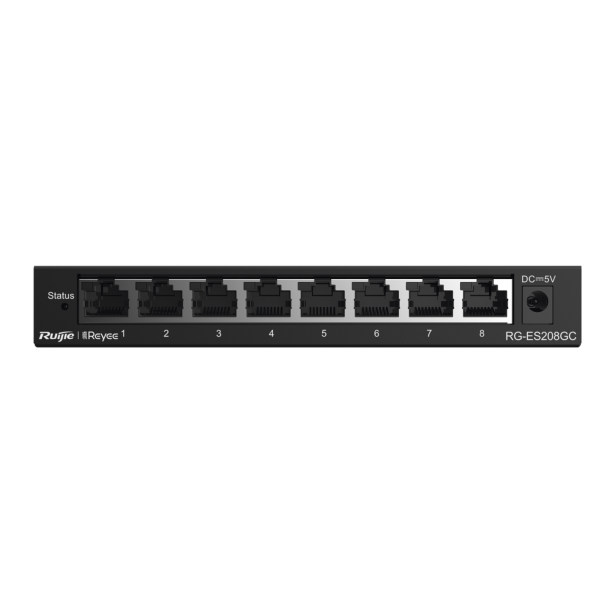 Switch Administrable con 8 puertos Gigabit, gestión gratuita desde la nube