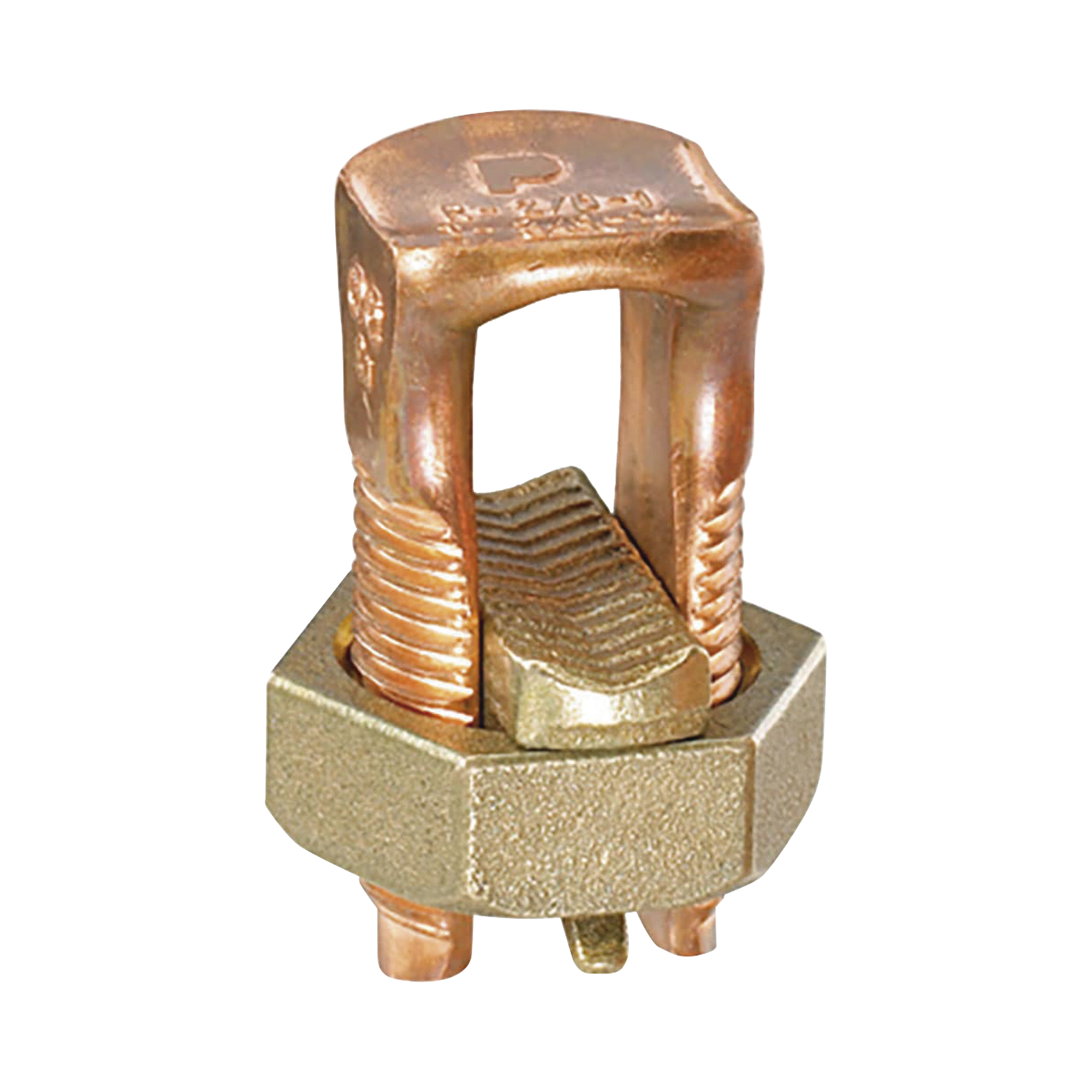 Conector Mecánico de Puesta a Tierra, de Cobre, Para Cables de Calibre 4 a 1/0 AWG