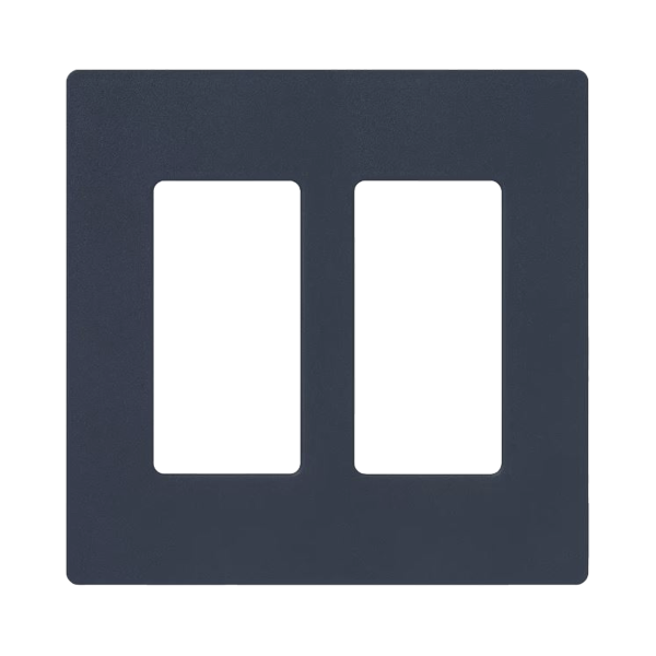 Placa de pared 1 espacio, para atenuador (dimmer), apagador ó control remoto inalámbrico LUTRON.