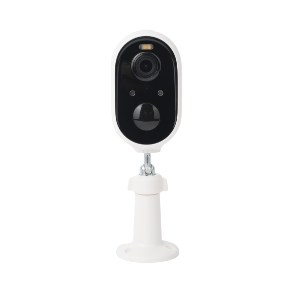 Cámara IP de Batería (Gran Angular) 3 Megapixel | WiFi | Audio Bidireccional | Batería Recargable 5200 mAh | IP65 |Exterior con Protección|  Estadísticas de Energía | Detección de Humanos | Incluye Panel So