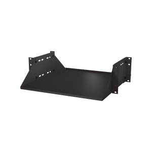 Charola para Soportar Equipos en Rack de 19 in, Doble Fijación, Color Negro, 3U