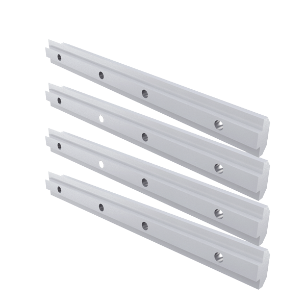 Barras de extensión de riel de aluminio