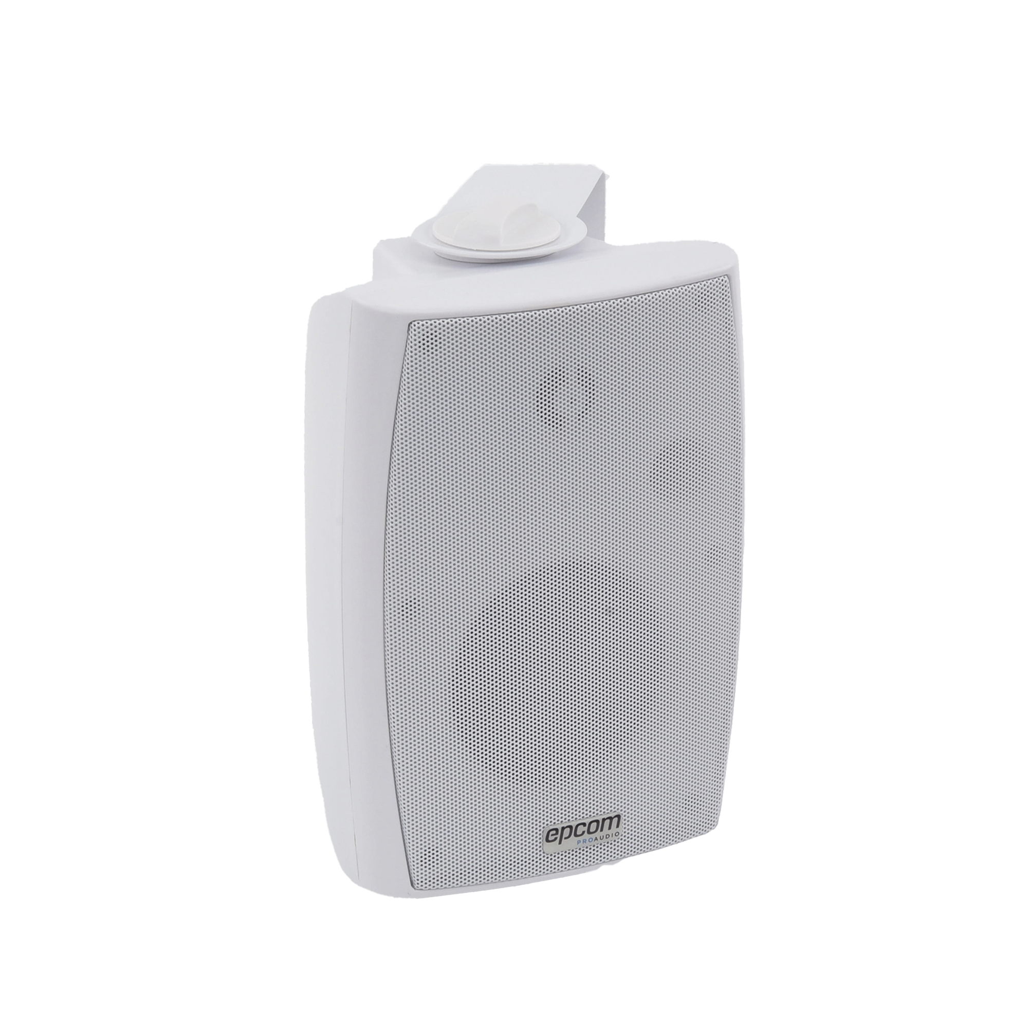 Altavoz de Pared de 2 vías | Woofer 4in + 1.5in | 2.5W - 20W | Para Sistemas 70/100V y 8 ohms | Material ABS | Rejilla y Bracket de Metal | Color Blanco