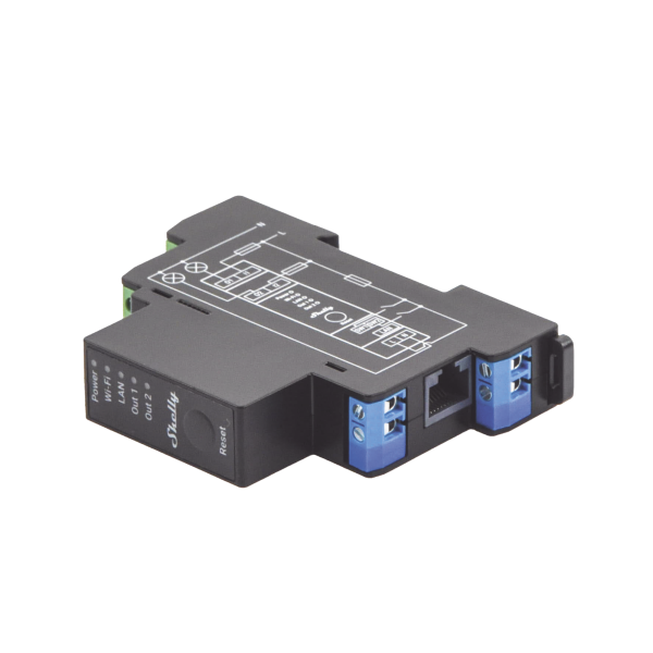 Relevador inalámbrico inteligente WIFI y Ethernet / Industrial y residencial / Hasta 16A / 2 canales