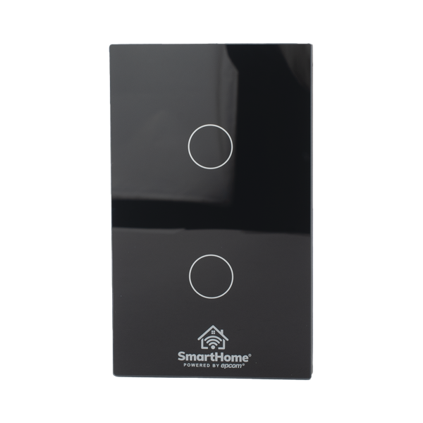 (ZigBee) Apagador switch inalámbrico ZigBee, control de 2 regresos de carga, 110V