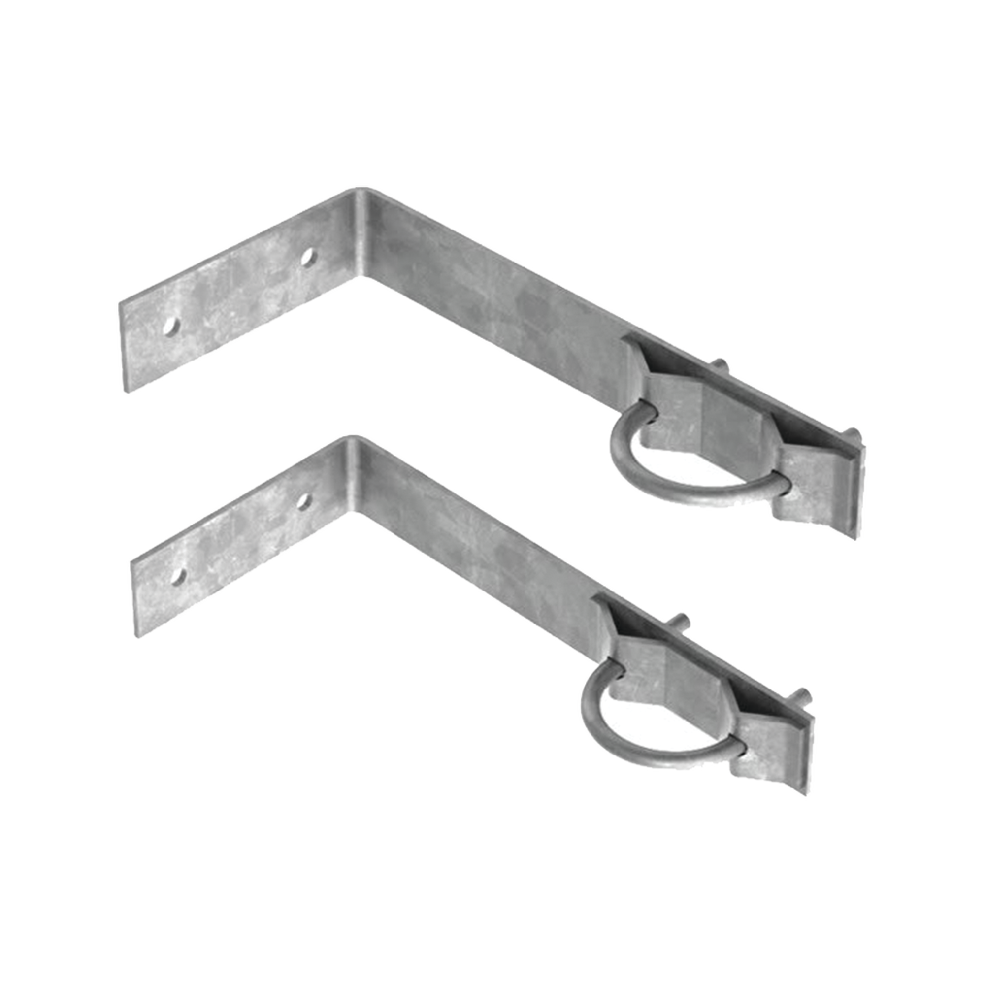 Juego de 2 Herrajes de Pared para Sujeción de Mástil (1-1/4" a 2")