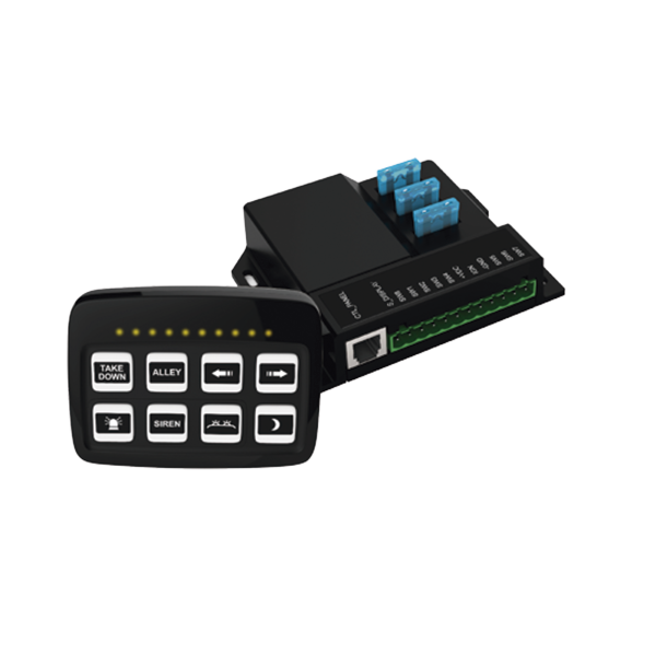 Controlador Universal de 8 interruptores, 12-24 Vcd con Montaje Fijo y de Succión