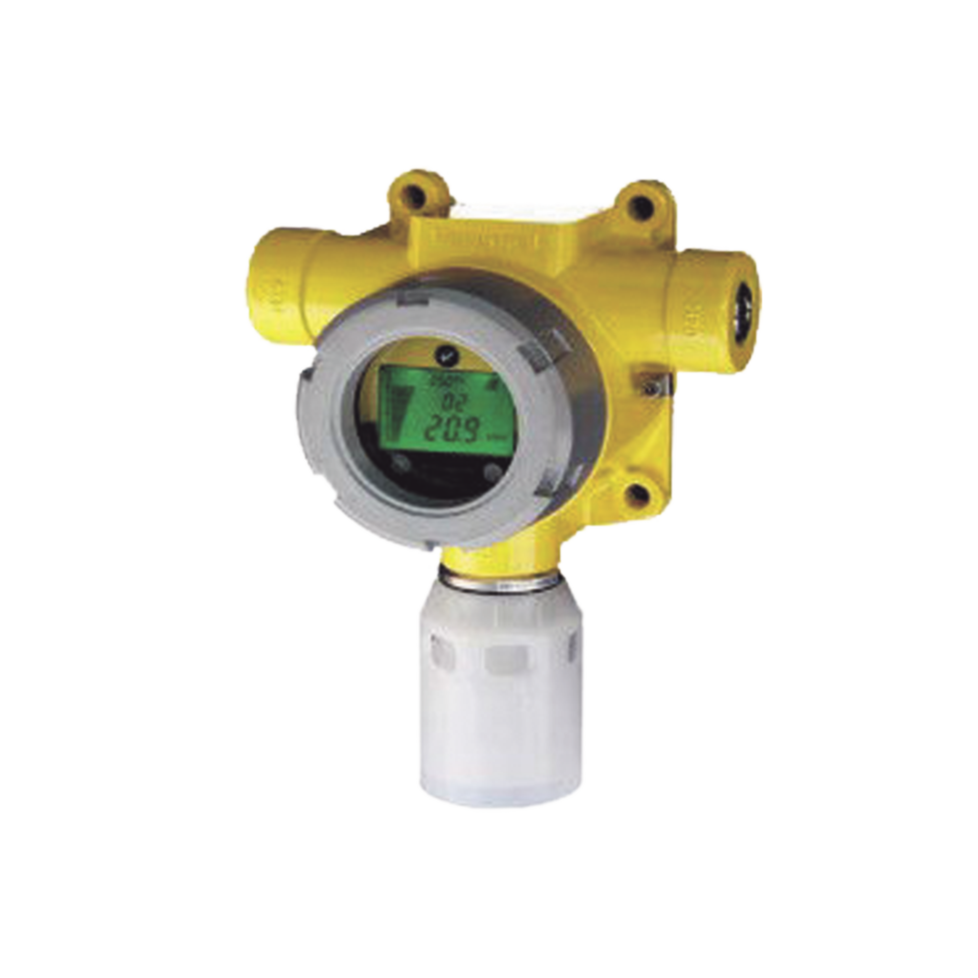 Detector Industrial De Gases Combustibles, Con Sensor De Hidrogeno EC 0-1000 ppm, Salida 4-20 mA, Certificación ATEX/IECEx, Entradas 2xM20, Carcasa De Aluminio Grado Marino, Protección Contra Intemperie De Nailon