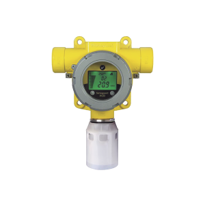 Detector Industrial De Gas, Con Sensor EC De Hidrogeno (H2) 0-1000 ppm, Salida 4-20 mA, Certificación UL/c-UL/INMETRO, Entradas 2x3/4" NPT, Carcasa Pintado De Aluminio Grado Marino, Protección Contra Intemperie De Nailon