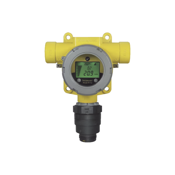 Detector De Gas Fijo Remoto, Con Sensor De Oxigeno (O2) 0-25%, Carcasa Aluminio, Clase I, Div 2, Salida Modbus y 4-20 mA, 3 Reles, Serie Sensepoint XCD RTD