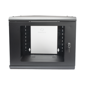 Gabinete de Pared 9U de 635 mm de Profundidad, Rack de 19'' en Acero Reforzado: Compacto y Resistente para Soluciones Profesionales