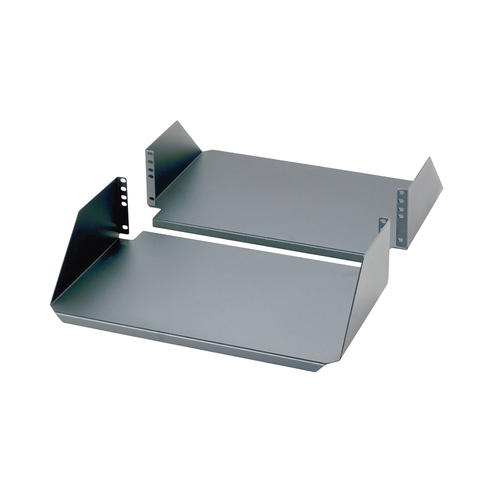 Charola Para Soportar Equipos en Rack de 19in, Frontal y Posterior, Capacidad de 136 Kg, 3UR