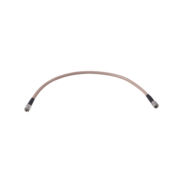 Jumper con cable RG-142 con conectores  SMA Macho/SMA Macho de 30 cm.
