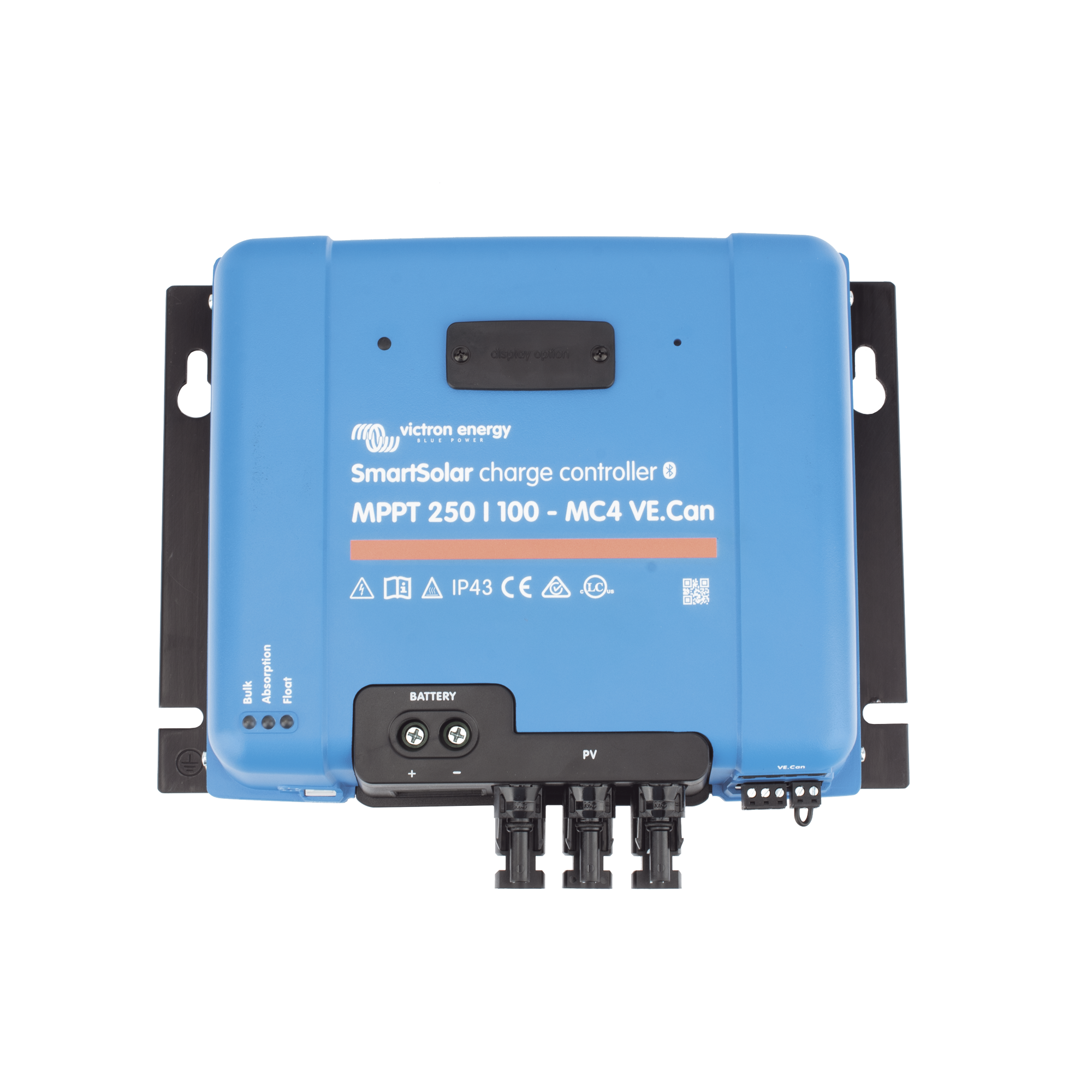 SmartSolar MPPT 250/100-MC4. Controlador Solar MPPT 100A, Voltaje: 48 Vcc. Para uso con Inv. Cargadores Victron