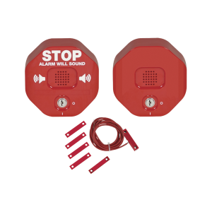 Alarma multifunción Exit Stopper® con bocina remota, para puertas dobles