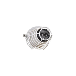 Jaula de acero FIRERAY Damage Stopper® para protección de detectores de haz óptico. Dimensiones 6.61 in (168 mm) altura x 6.61 in (168 mm) ancho x 5.78 in (147 mm) profundidad
