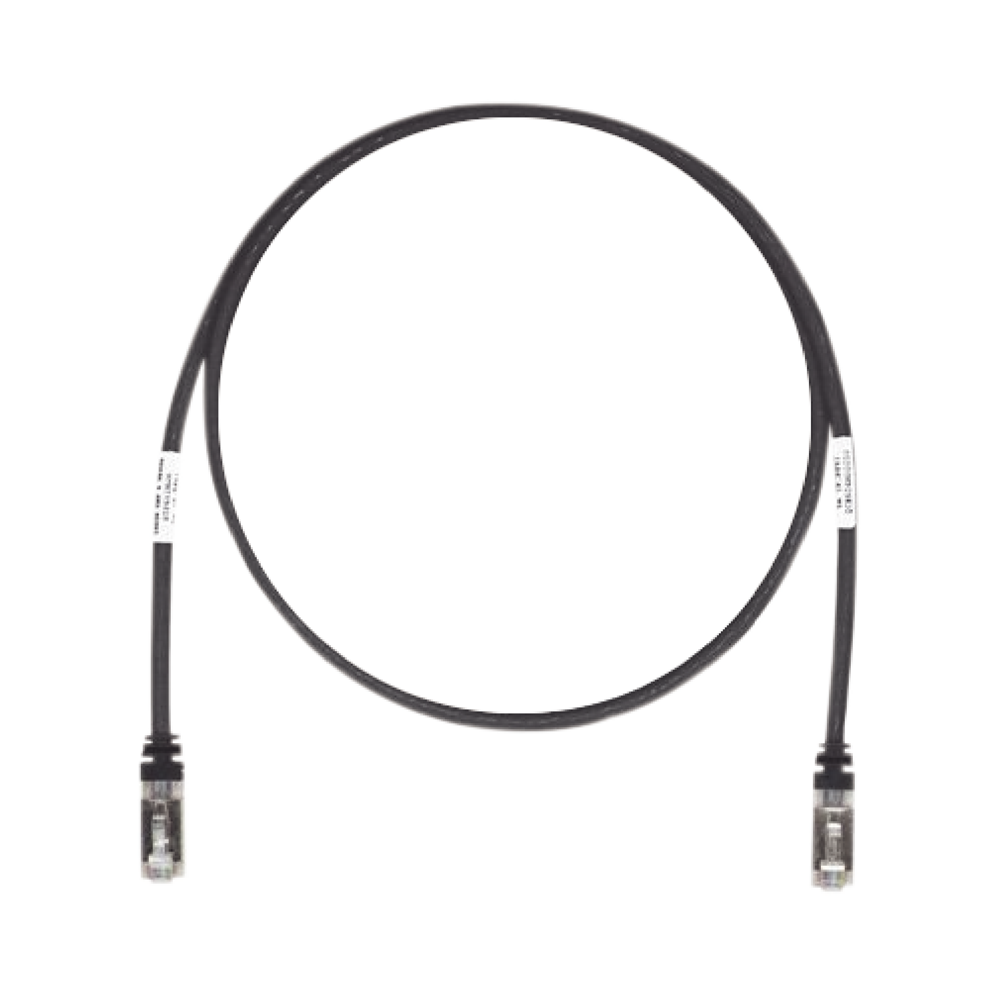 Patch Cord Cat6A, Blindado S/FTP, CM/LS0H, 10 Metros, Color Negro