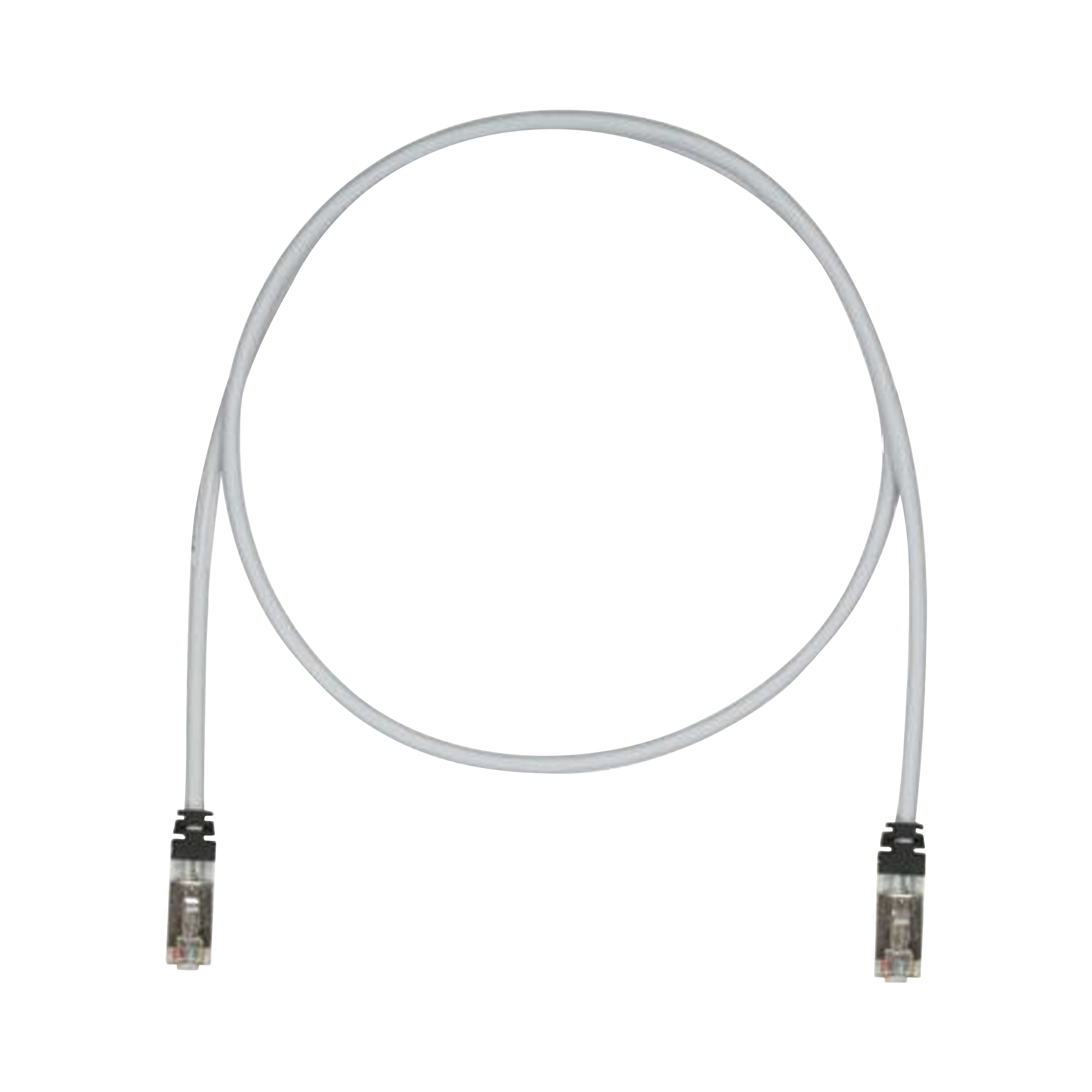 Patch Cord Cat6A, Blindado S/FTP, CM/LS0H, 1 m, Color Gris