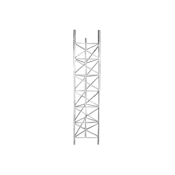 Tramo de Torre de Desplante de 60 cm de ancho 1 1/4"(Ced. 40) galvanizado por inmersión en caliente.