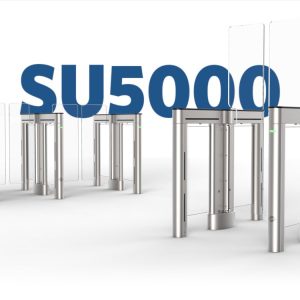 Torniquete Óptico Doble Serie Supervisor 5000 con hojas de cristal de 46