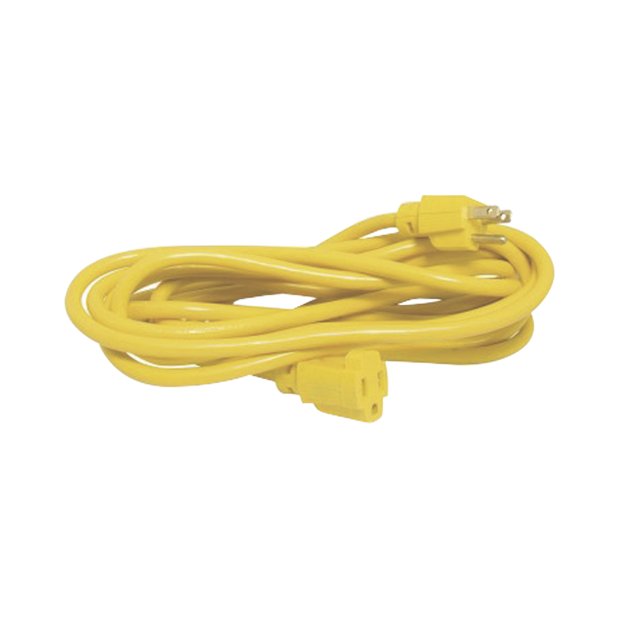 Extensión Eléctrica de Uso Rudo Aterrizada 30 metros / Color Amarillo.