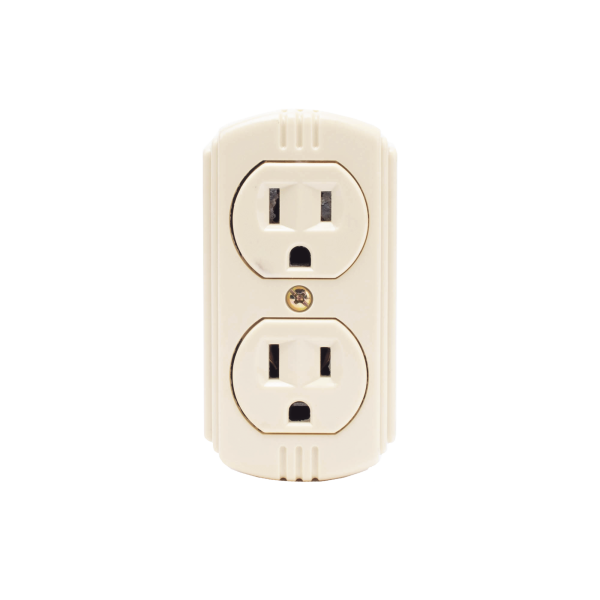 Contacto Dúplex 127 Vca, 15 A Max. Para Sobreponer (Sin perforar la superficie).