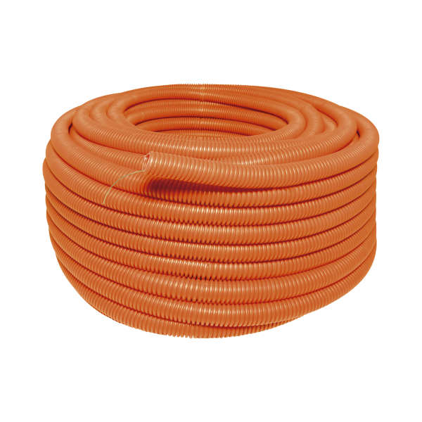 Manguera flexible Reforzada 1" x 50 m /Polietileno Alta Densidad HDPE/ Sin guía /Resistente a Intemperie.