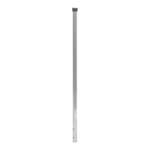 Poste de ESQUINA para Cerca Electrificada. Tubo Galvanizado cal. 18 de 1" Diam. y 0.8m Alto con Tapón, ideal para 3 Aisladores