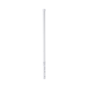 Poste de Esquina de 0.8m para Cerca Electrificada. Tubo Galvanizado cal. 18 de 1"Diam. con Tapón, ideal para 3 Aisladores.