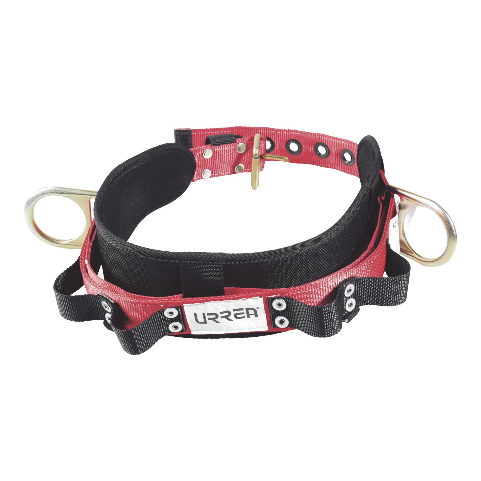 Cinturón para liniero, talla 40, con bandas para porta herramientas y dos anillos tipo D.