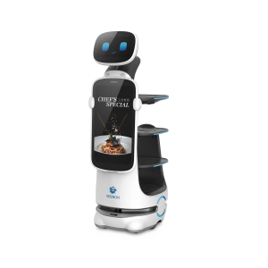 Robot Autonomo para Servicio de Meseros Ubicado por SLAM (Laser) / Mejora el Servicio al Cliente / Soporta 10 Kgs por Charola / Ideal para Restaurantes, Cafeterias, Hospitales, Salones de Eventos, Etc...