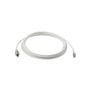 Patch Cord TERA Cat6A 1/10G Ethernet, de 4 pares y conector modular, LS0H, Color Marfil, 5 metros