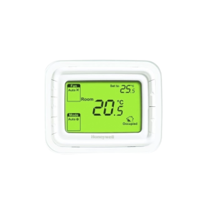 Termostato No Programable, Horizontal 2 o 4 TUBOS, 120 VAC, Pantalla Verde
