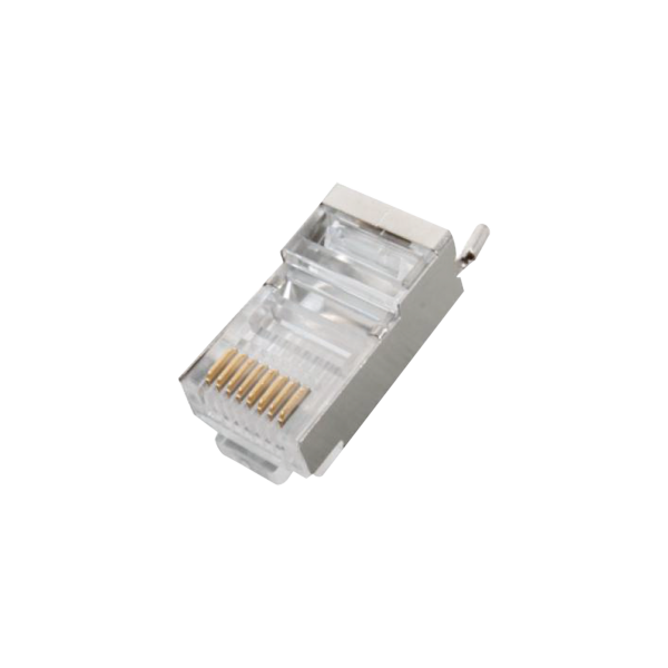Conector RJ45 para Cable FTP/STP Categoría 5E - Blindado con pin a tierra