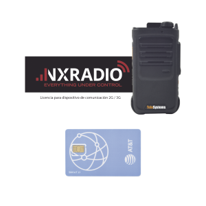 KIT de Radio PoC LTE  TE390 Incluye Licencia NXRADIOTERMINAL Y SIM AT&T con 1 Año de Servicio