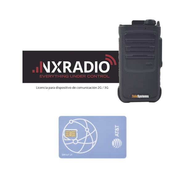 KIT de Radio PoC LTE  TE390 Incluye Licencia NXRADIOTERMINAL Y SIM AT&T con 1 Año de Servicio