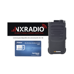 Kit de Radio TE390V2 + Licencia NXRADIOTERMINAL Anual + SIM Telcel 1GB