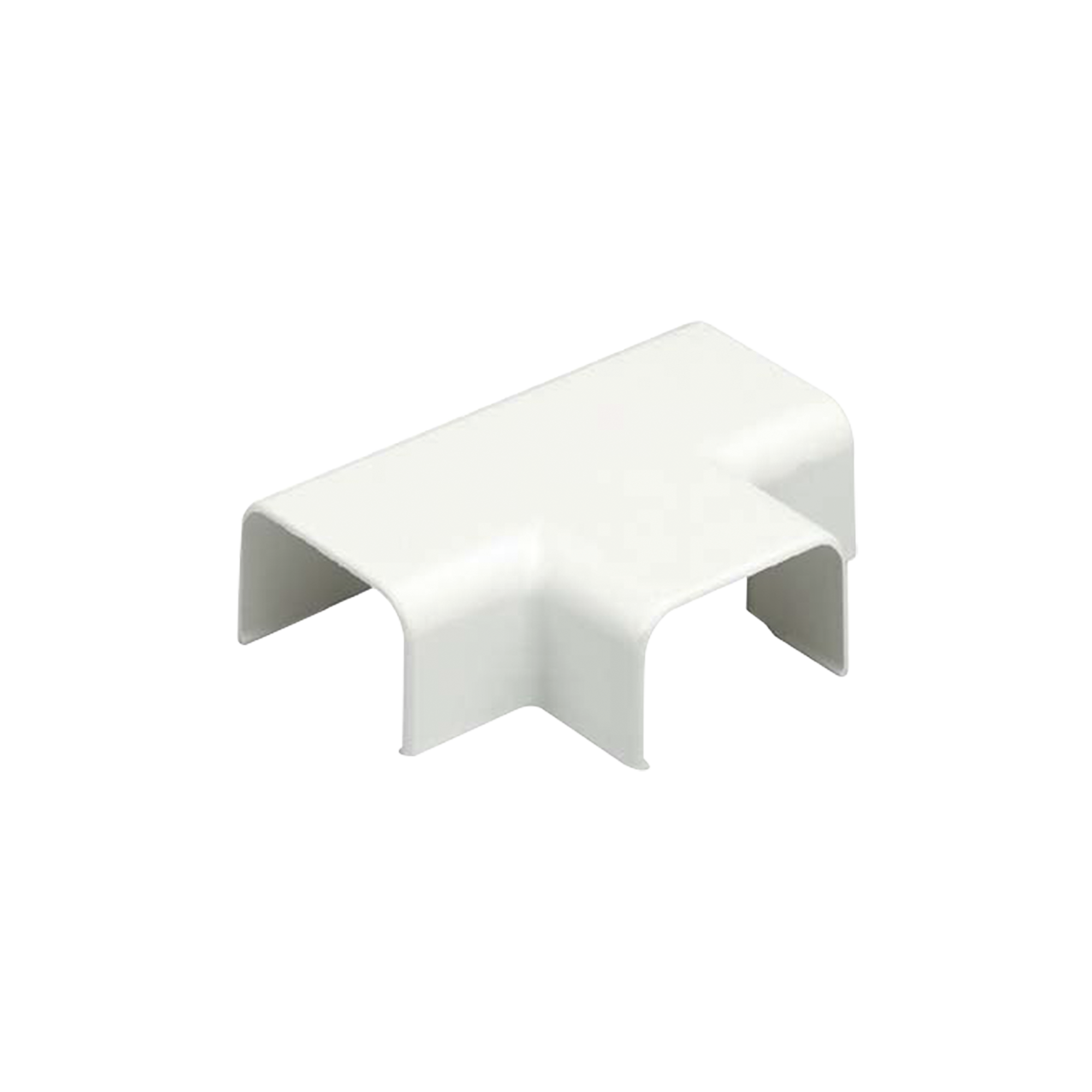 Conexión en "T", para uso con canaleta LD5, material ABS, Color Blanco Mate