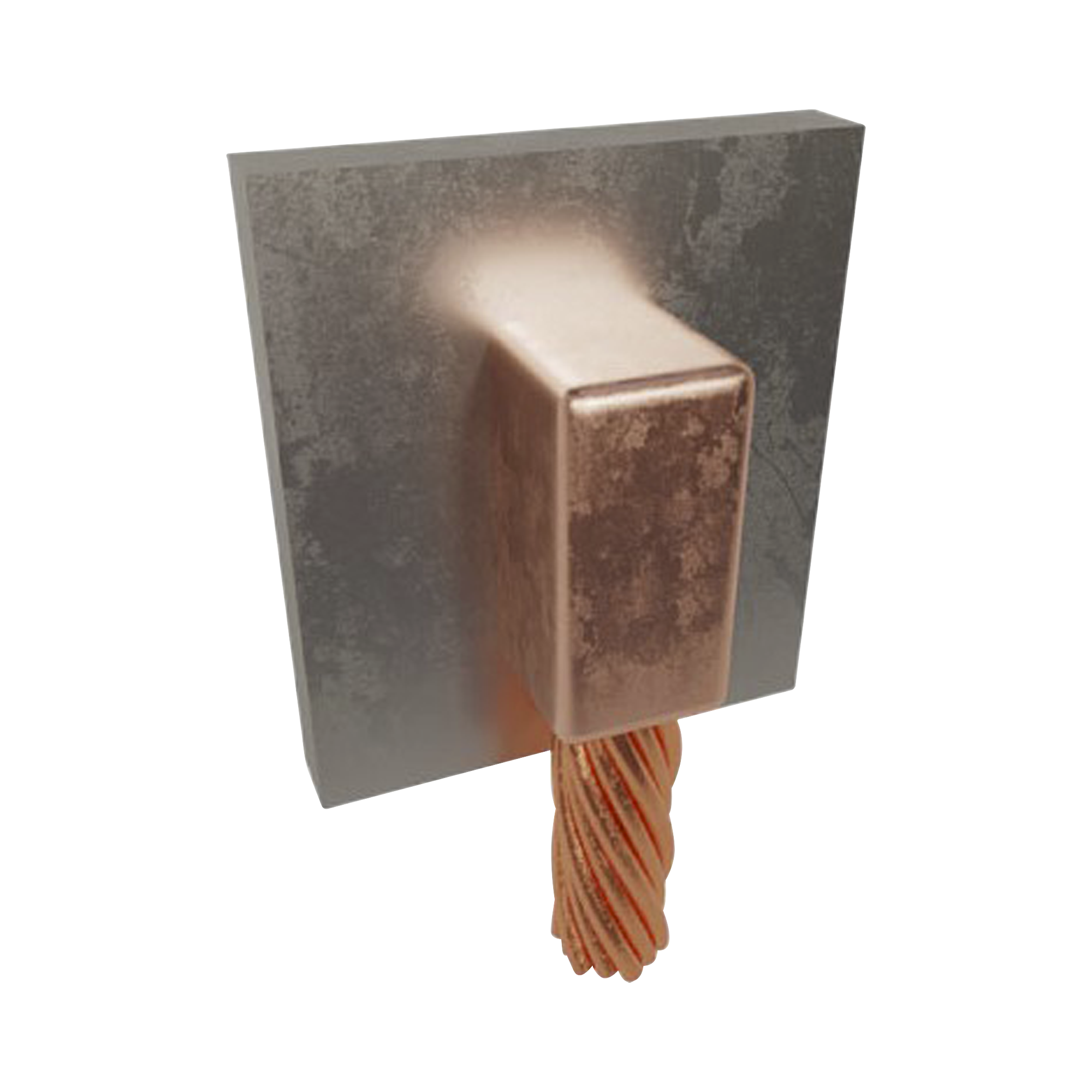 Molde para Soldadura Exotérmica para Cable 4/0 AWG a Superficie de Acero en Vertical a 90¬∞