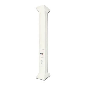 Pole Blanco de 3m para instalaciones eléctricas, voz y datos, No incluye accesorios, se venden por separado los  modelos TEK100DUPLEX( accesorios de fijacion y contacto duplex) y TEK100UNI ( soporte y tapa universal) (13000-01000)