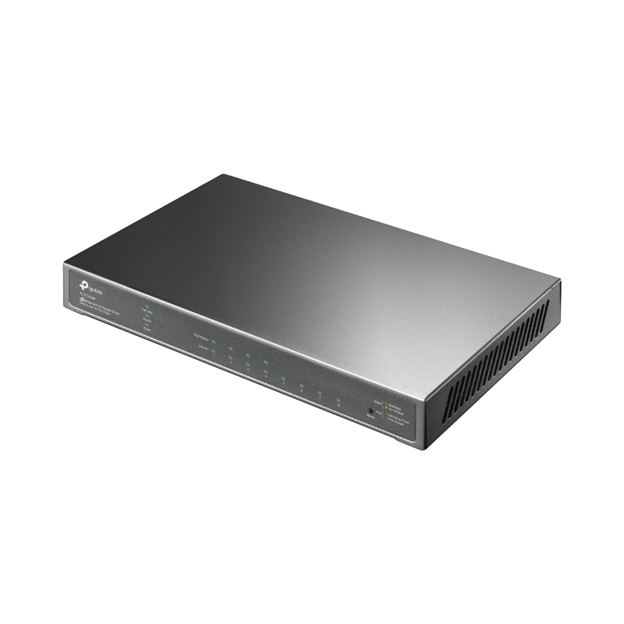 Switch PoE JetStream SDN Administrable 8 puertos 10/100/1000 Mbps, 4 puertos PoE, 62W, administración centralizada OMADA SDN