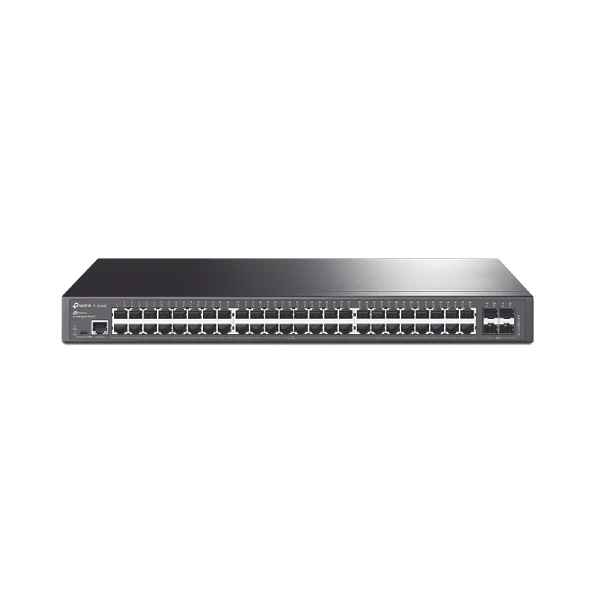 Switch Omada SDN Administrable / 48 puertos Gigabit y 4 puertos SFP / Funciones sFlow, QinQ y QoS / Administración centralizada OMADA