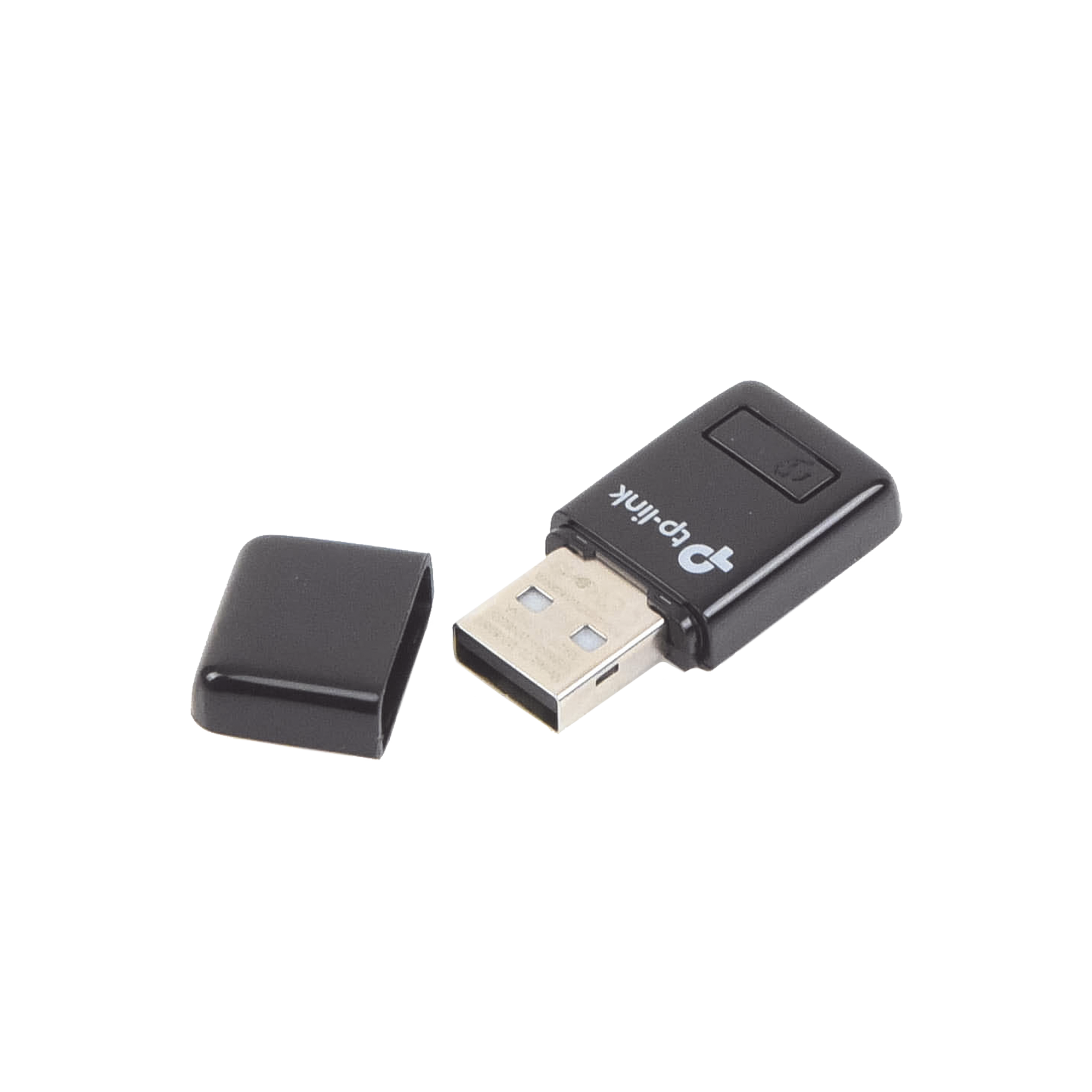 Mini Adaptador USB inalámbrico N 300 Mbps 2.4 GHz con 1 antena interna